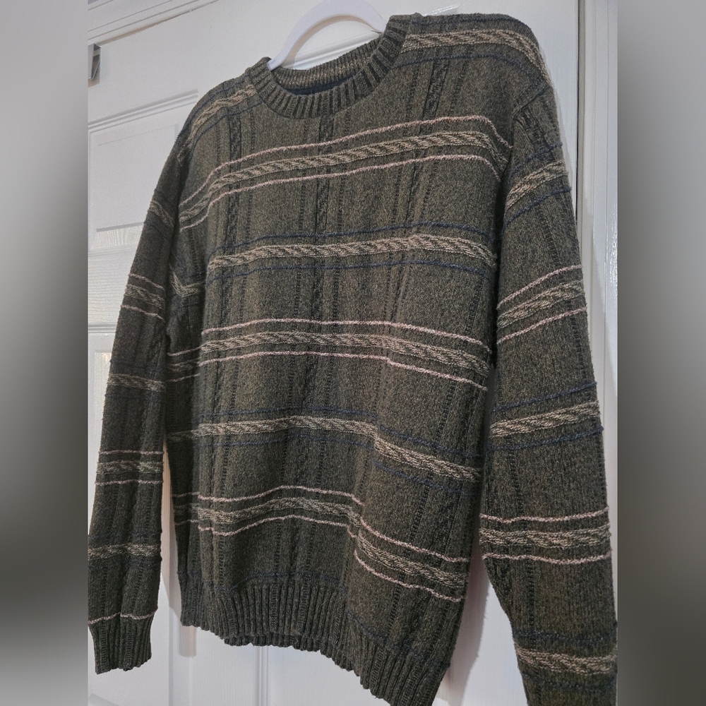 SOLD OUT Vintage Haggar Mens Grandpa Crewneck SweaterOutdoor Cotton